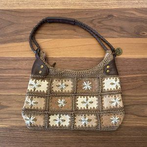 THE SAK Granny Square Patchwork Handbag